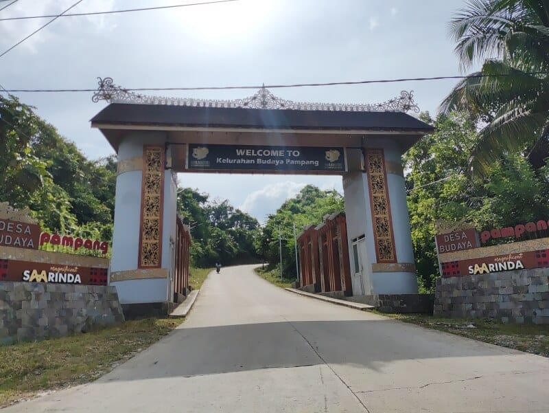 Pintu Masuk Desa Wisata Pampang