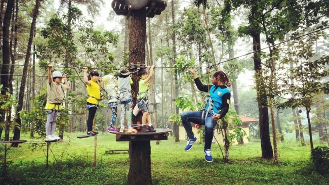 Tretes treetop adventure park