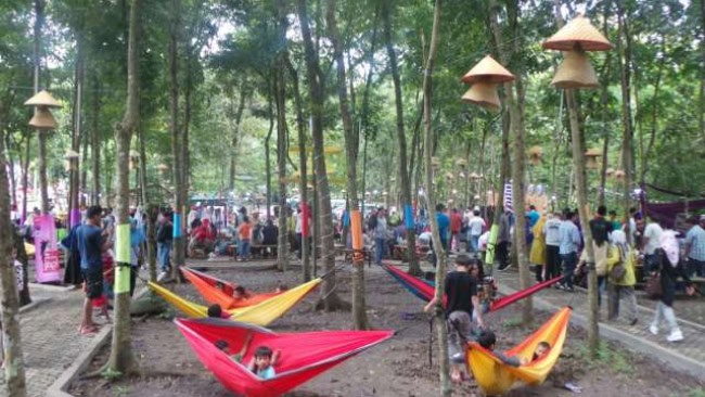 Lokasi dan rute perjalanan ke hutan wisata tinjomoyo